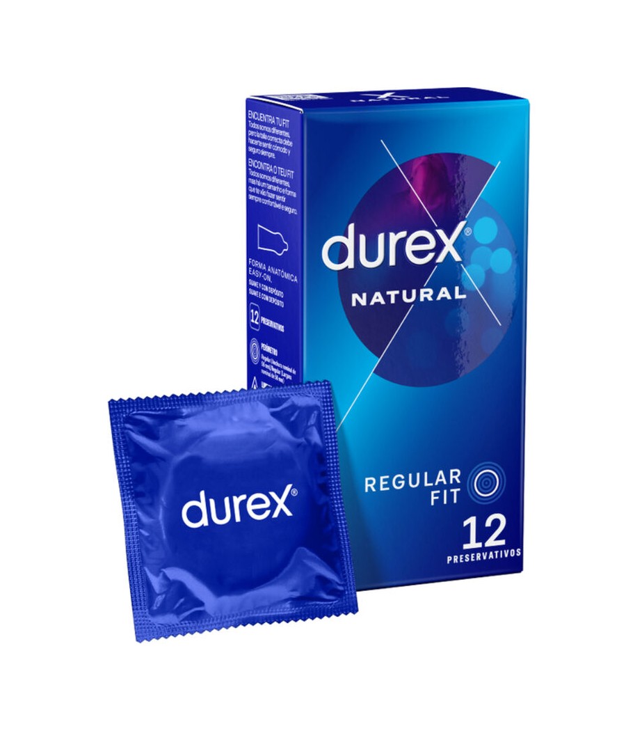 DUREX - NATURAL PLUS 12 UNITS